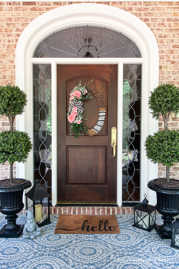 Outdoor Rug for the Front Porch - Our Southern Home