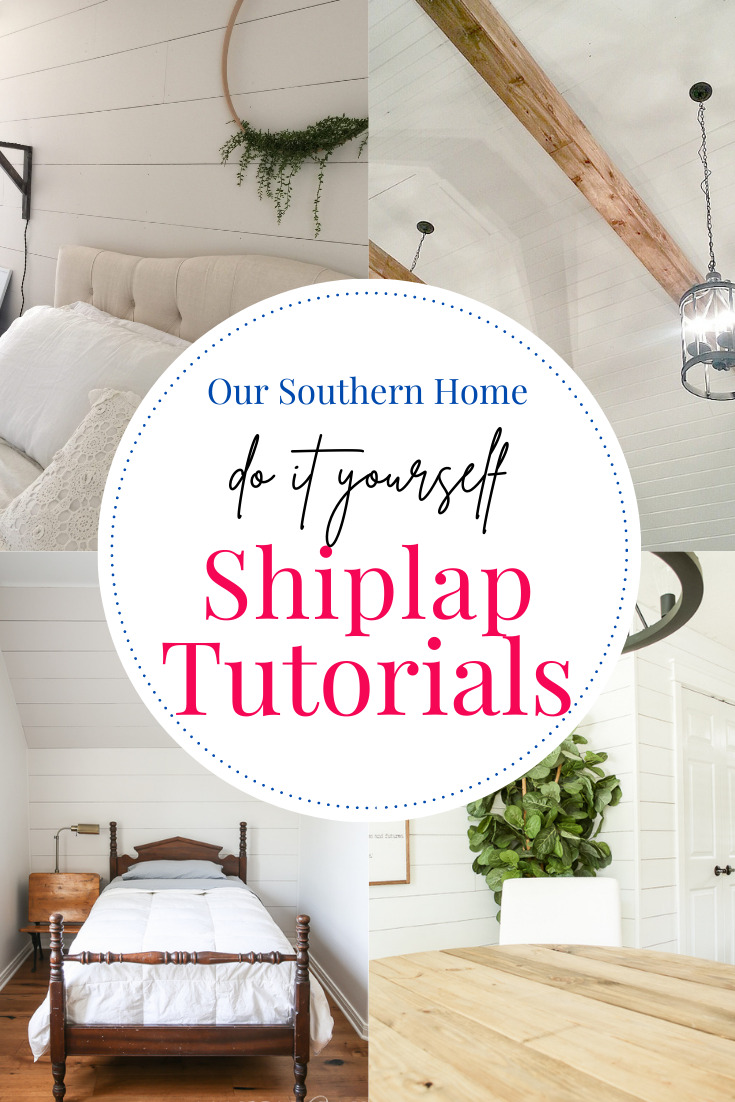 DIY Shiplap + Home & Decor Encore