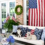 patriotic porch