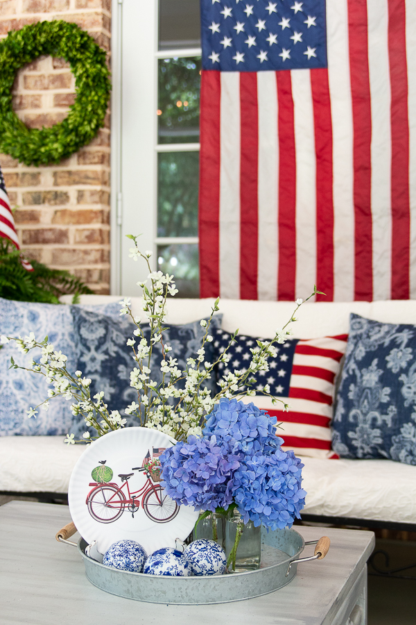 patriotic porch