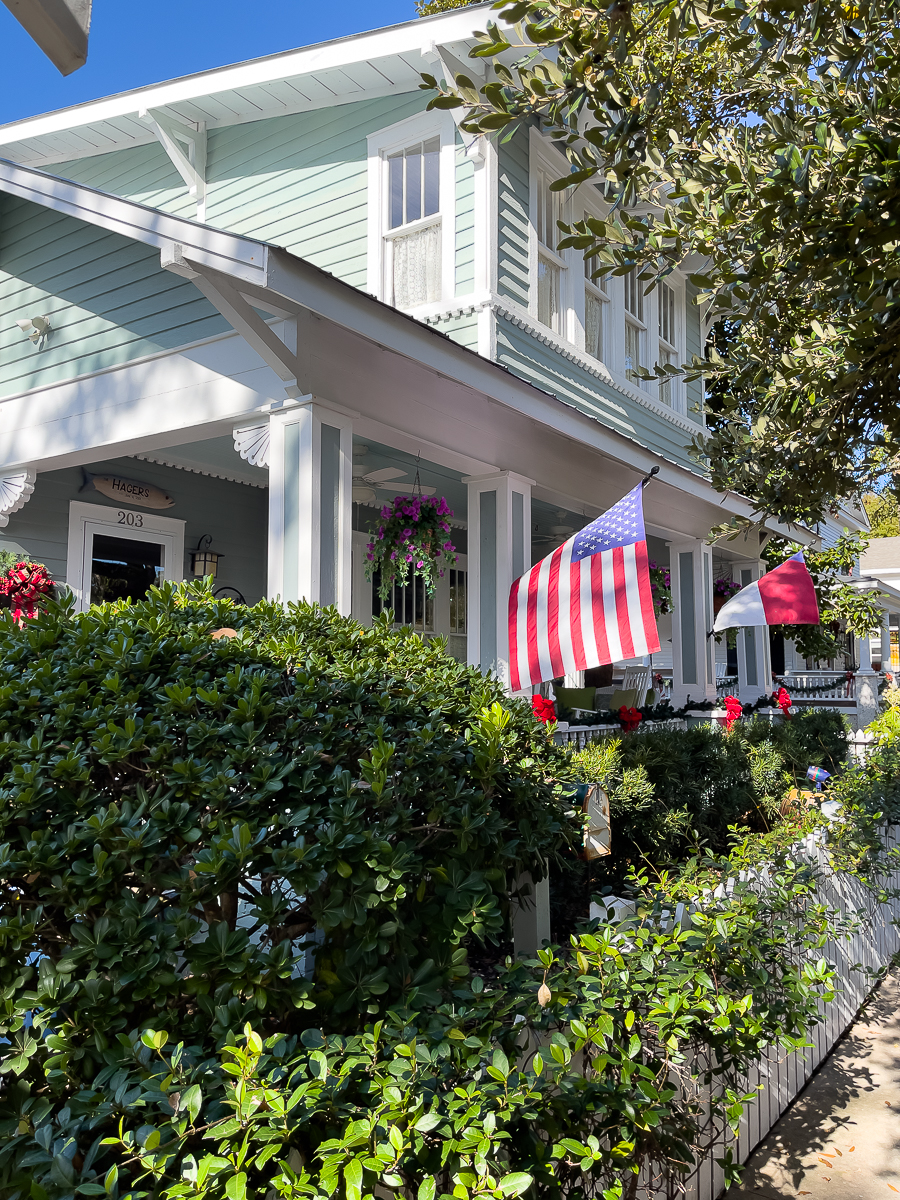 historic green house at christmas