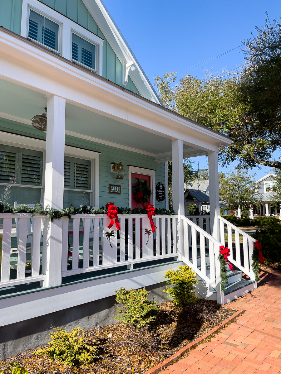 front porch of house