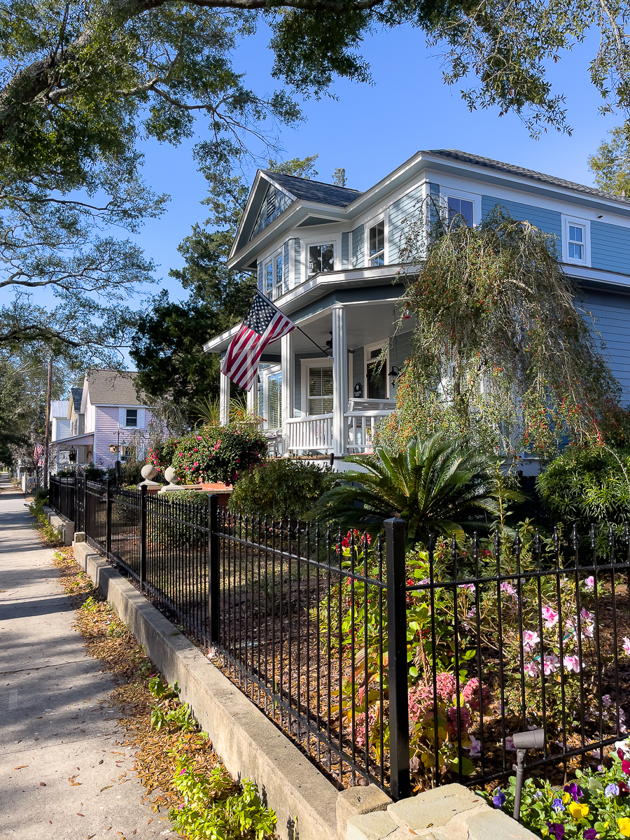 historic row of homes