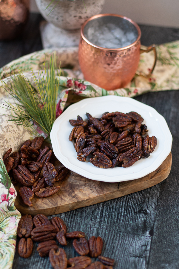 pecans on a plate