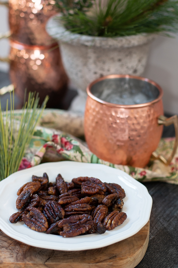 pecans on a plate