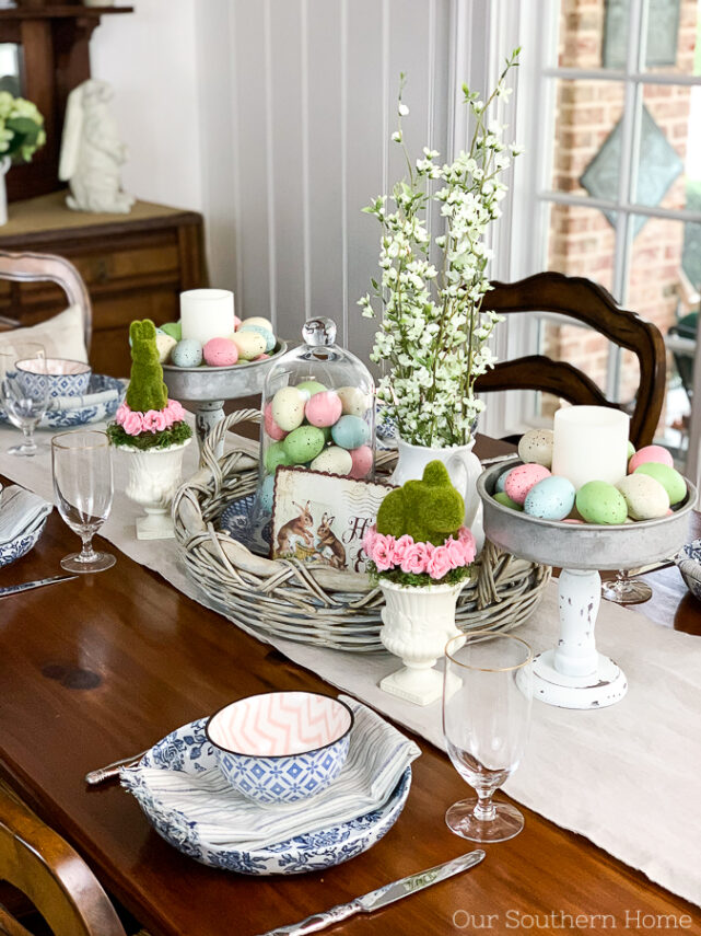 Casual Spring Tablescape - Our Southern Home