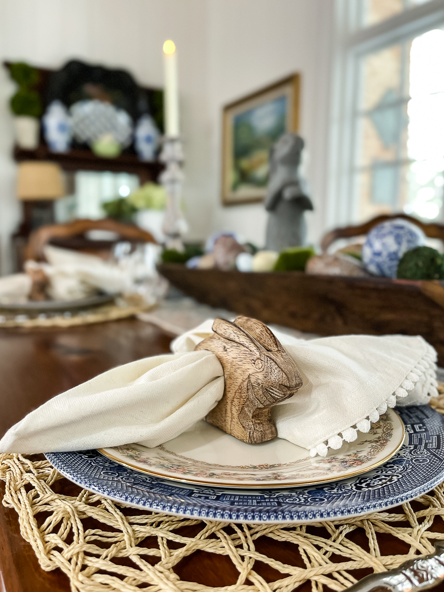 rabbit napkin ring