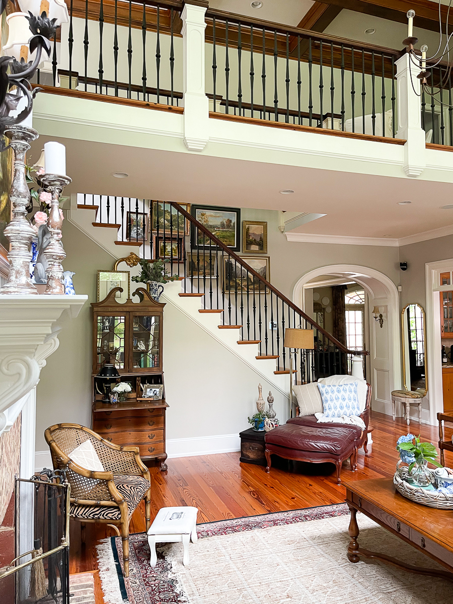 Decorating with Old Chairs and Stools - Our Southern Home