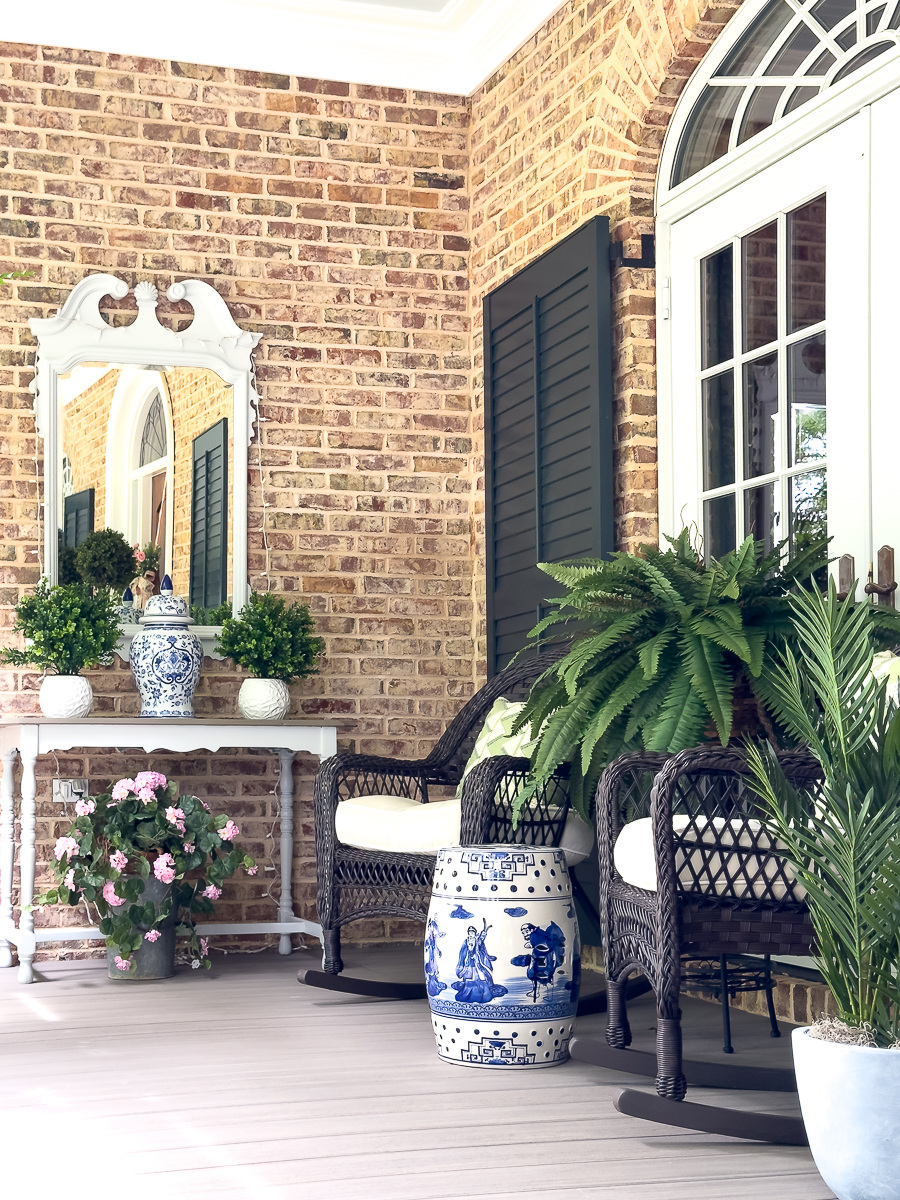front porch with furniture
