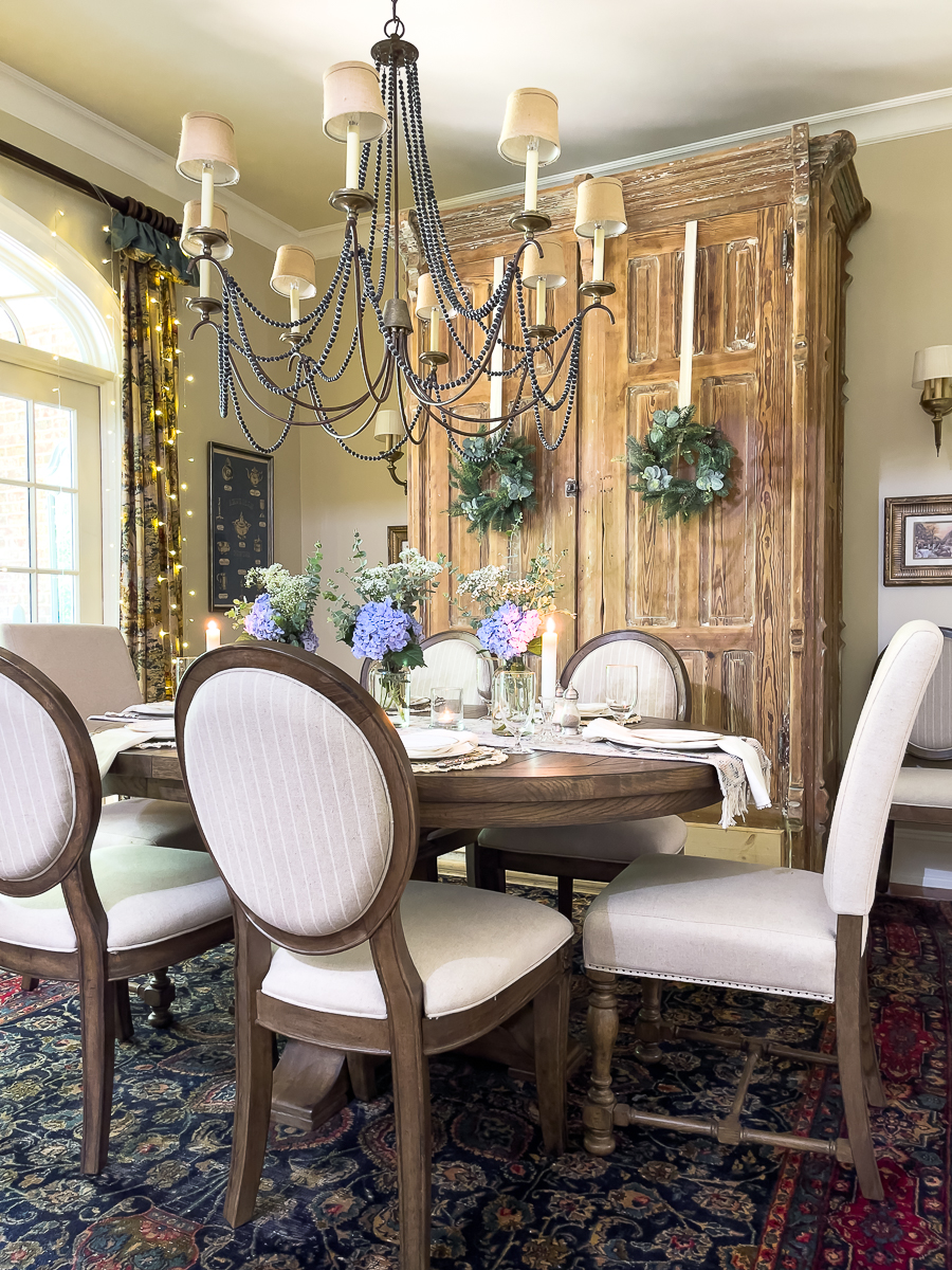 Hydrangea Summer Tablescape