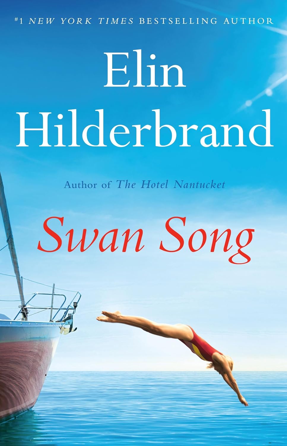 book cover of woman diviing