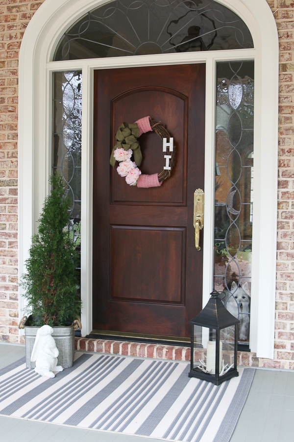 Peony and Grapevine Wreath