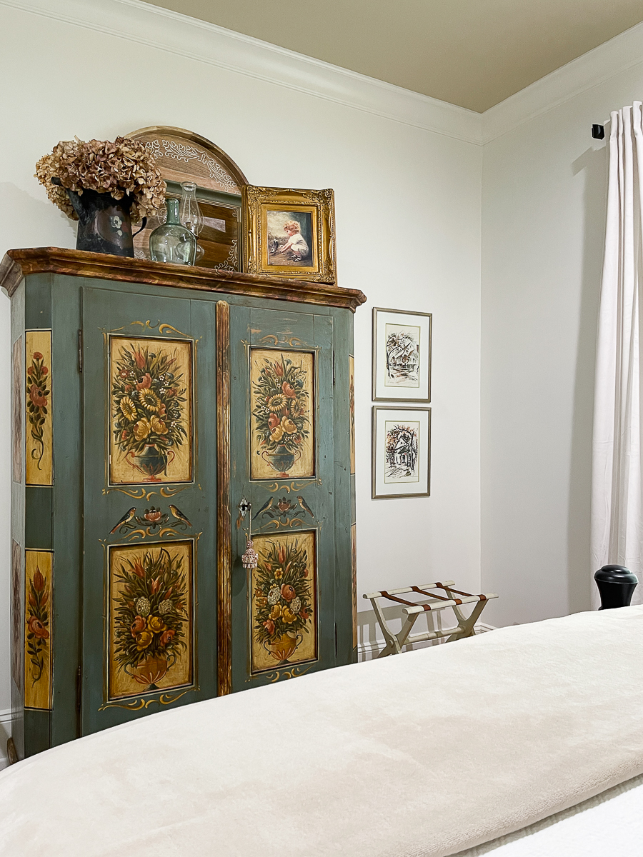 armoire with new art work