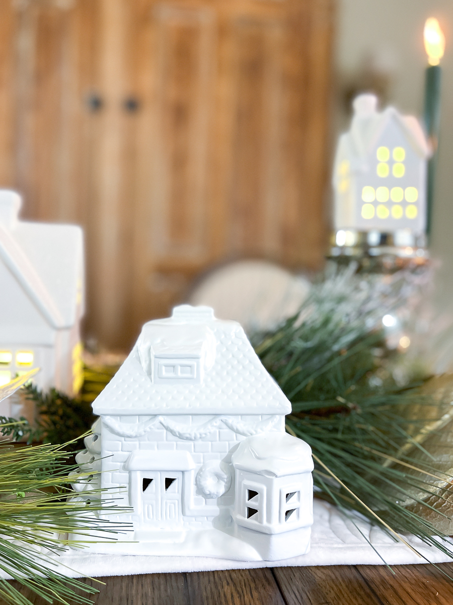 white christmas house