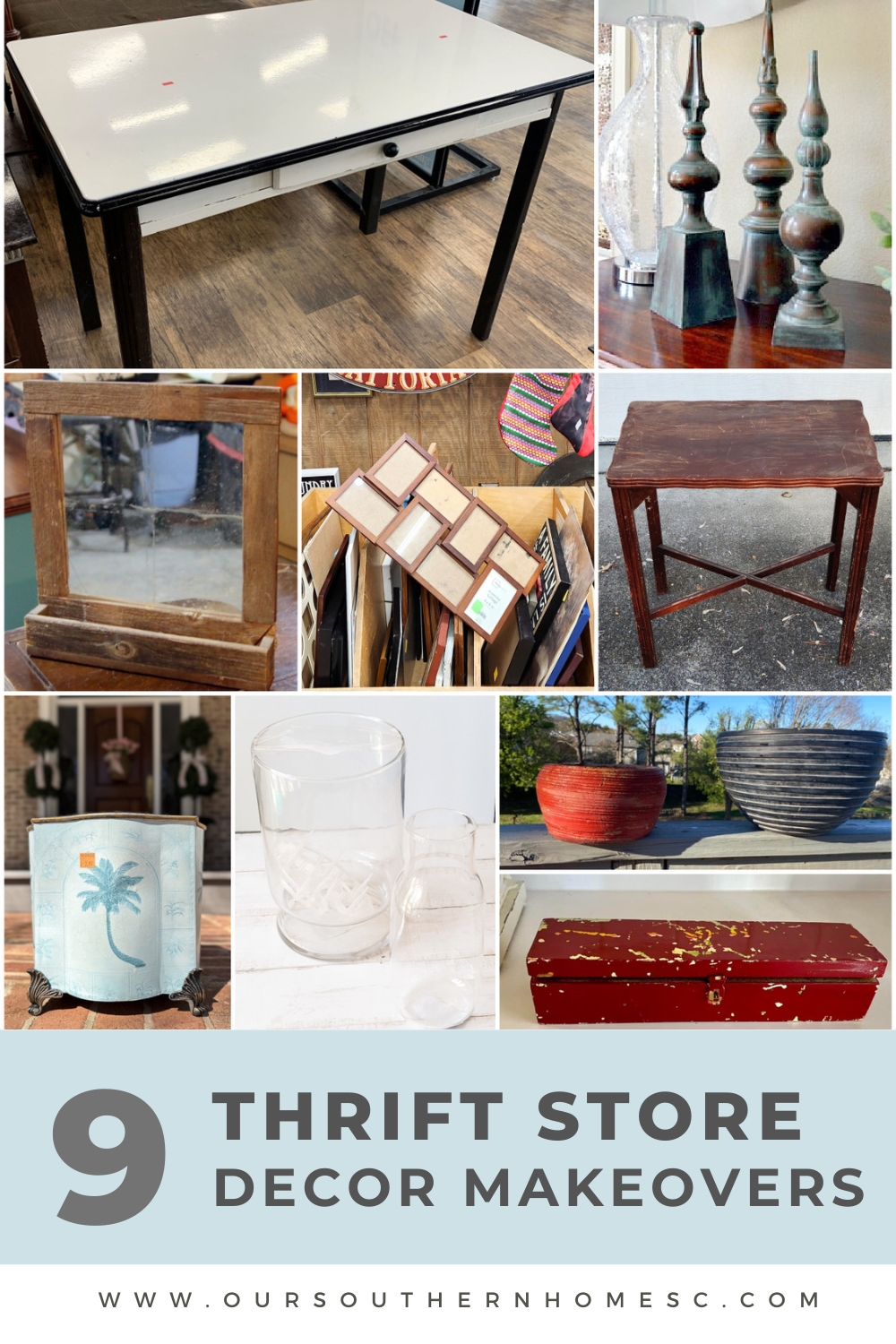 collage of before projects