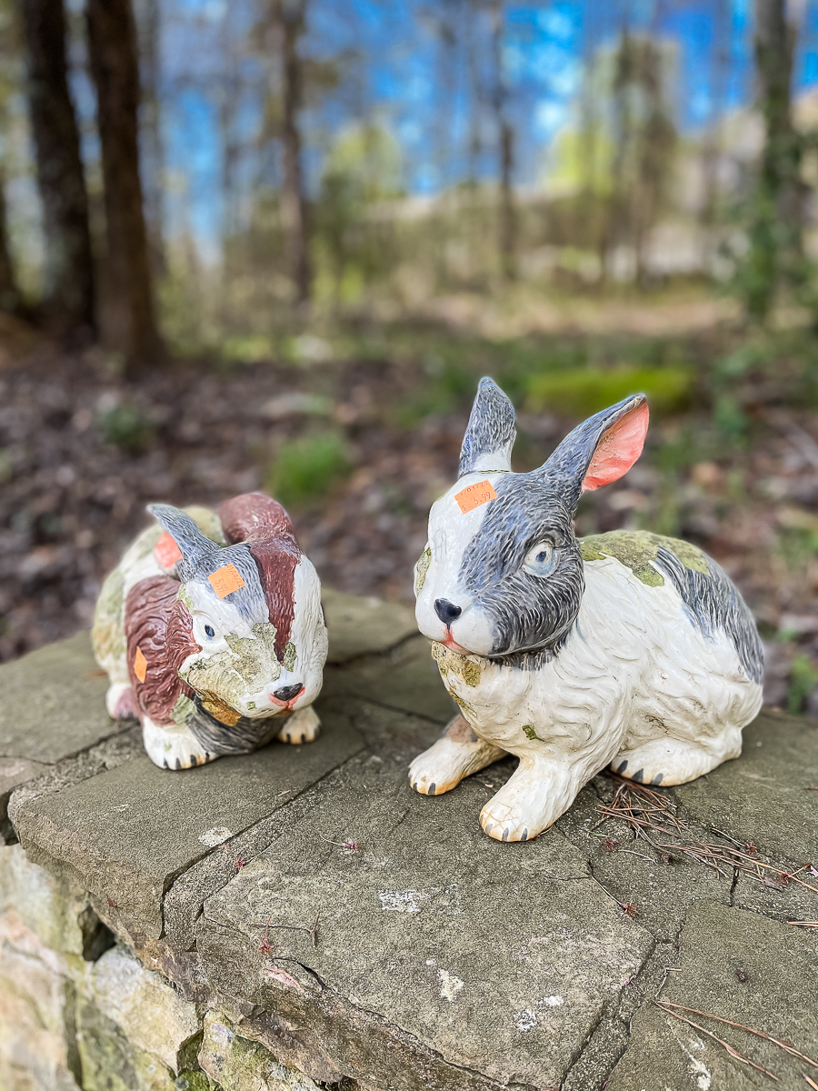 porcelain rabbits