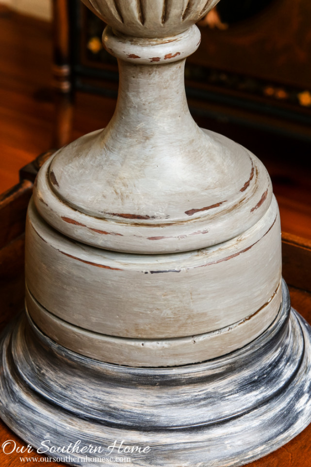 thrift store lamp makeover by our southern home-22