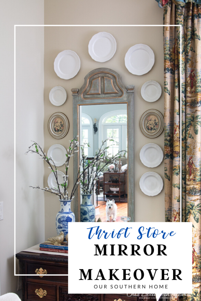 Thrift Store Mirror Makeover Our Southern Home