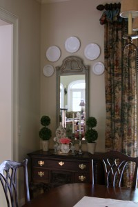 Thrift store mirror becomes a French Country treasure with a simple paint technique by Our Southern Home