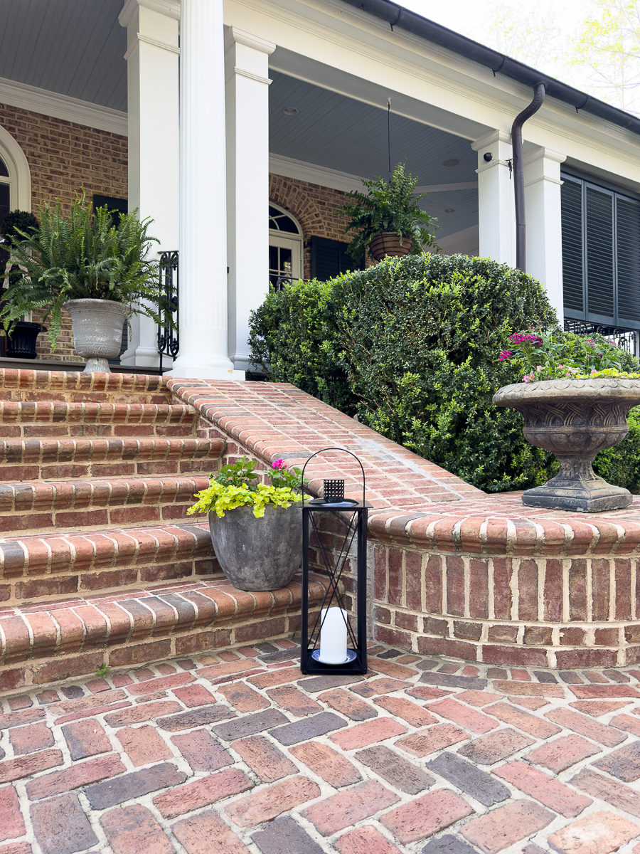 lantern on front steps