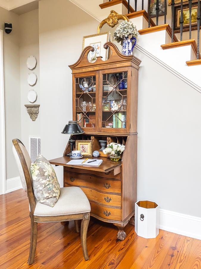 desk with french country touches