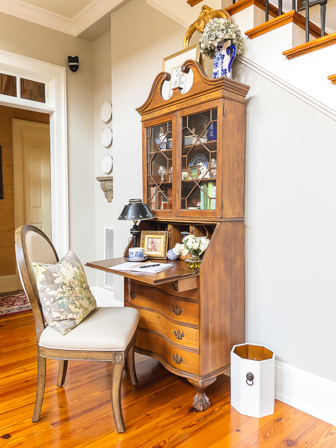 desk with french country touches