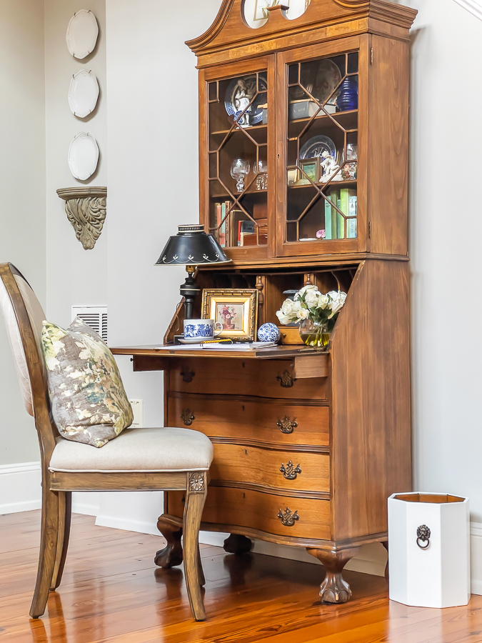 desk with french country touches