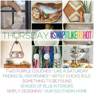 Join us for #SwapItLikeItsHOT for fabulous thrift store makeovers!