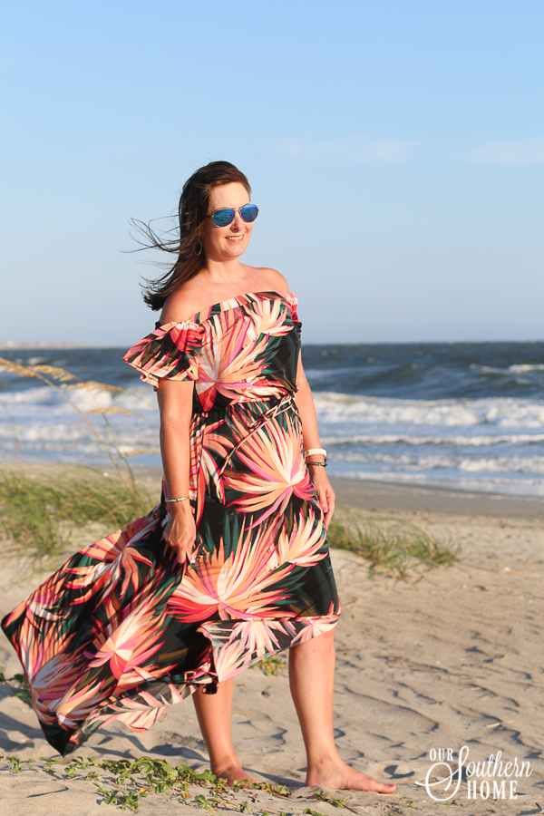 Amazing tropical maxi-dress from Nordstrom!
