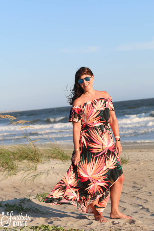 Amazing tropical maxi-dress from Nordstrom!