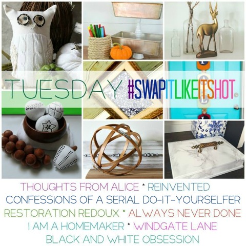 Join us for #SwapItLikeItsHOT for fabulous thrift store makeovers!