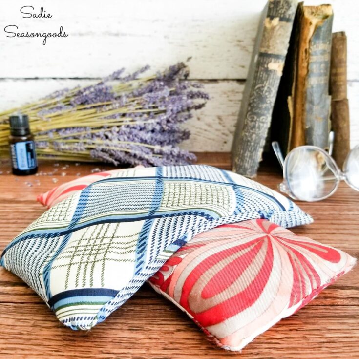 Image for Upcycling a Vintage Scarf as a Lavender Eye Pillow for Self Care