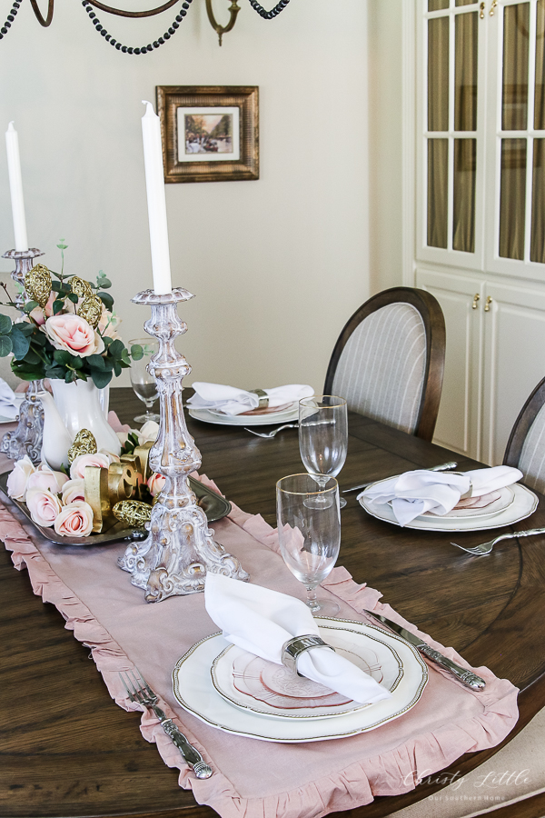 Valentine's Day Tablescape - Life On Virginia Street