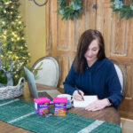 woman working at a desk