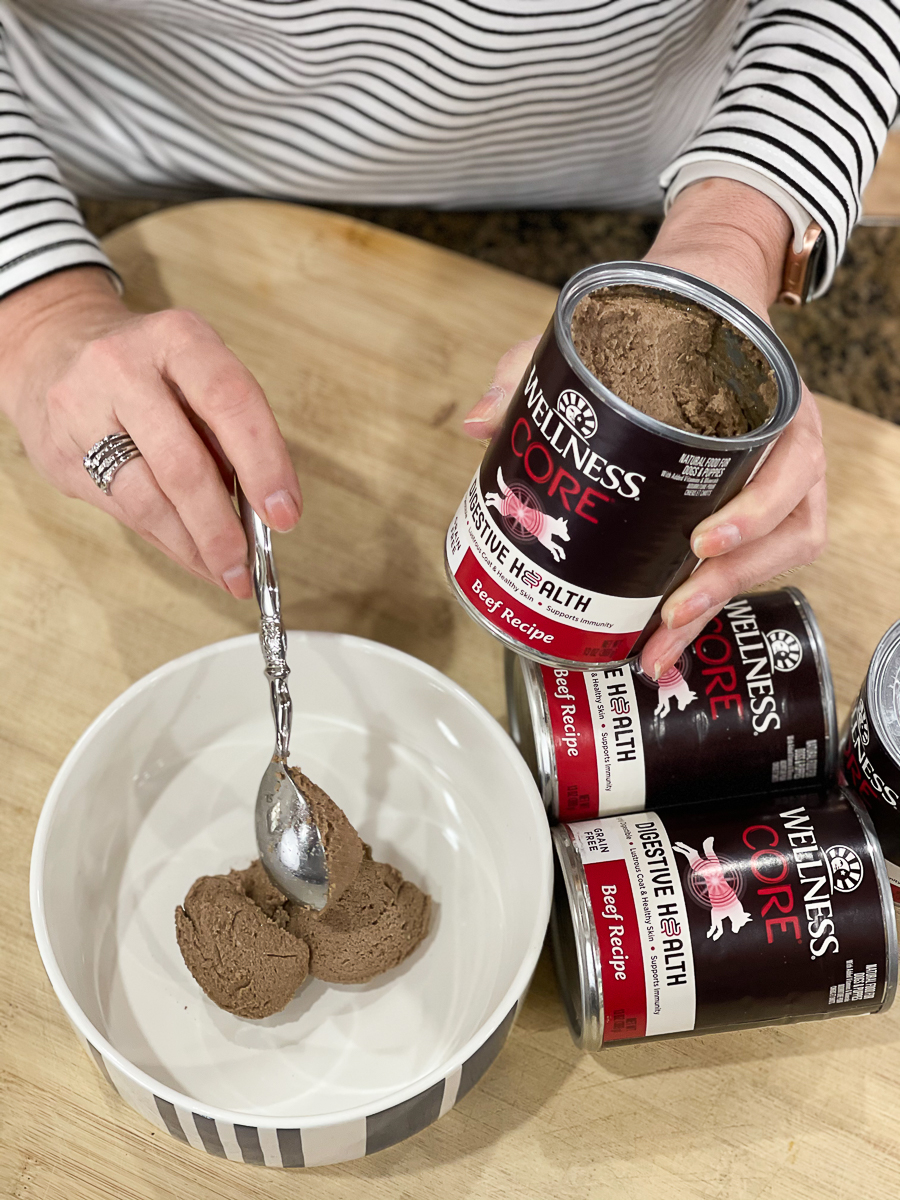 canned dog food