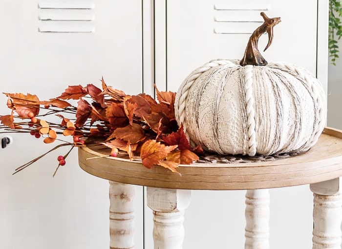 Image for Add Texture to a Pumpkin with Lace and Rope