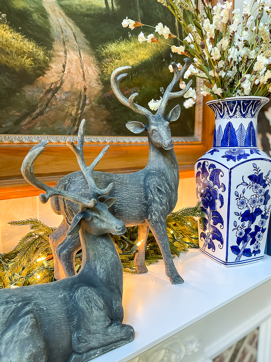 deer on mantel